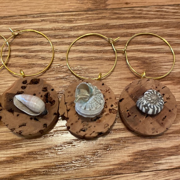 Shell Wine Glass Tags - Picture 3 of 3